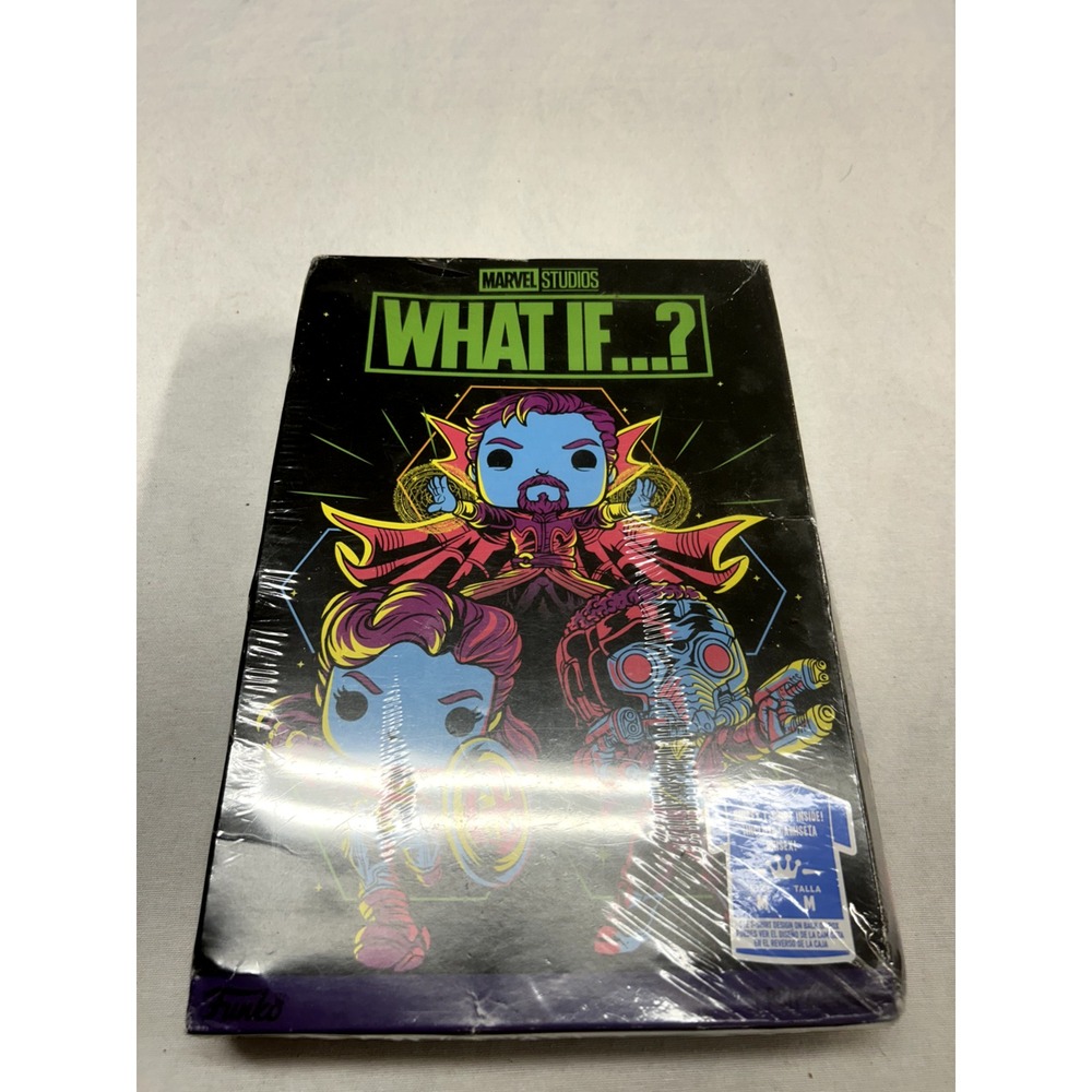 Funko Pop Marvel Studios What If....? Medium T-Shirt New Factory Sealed